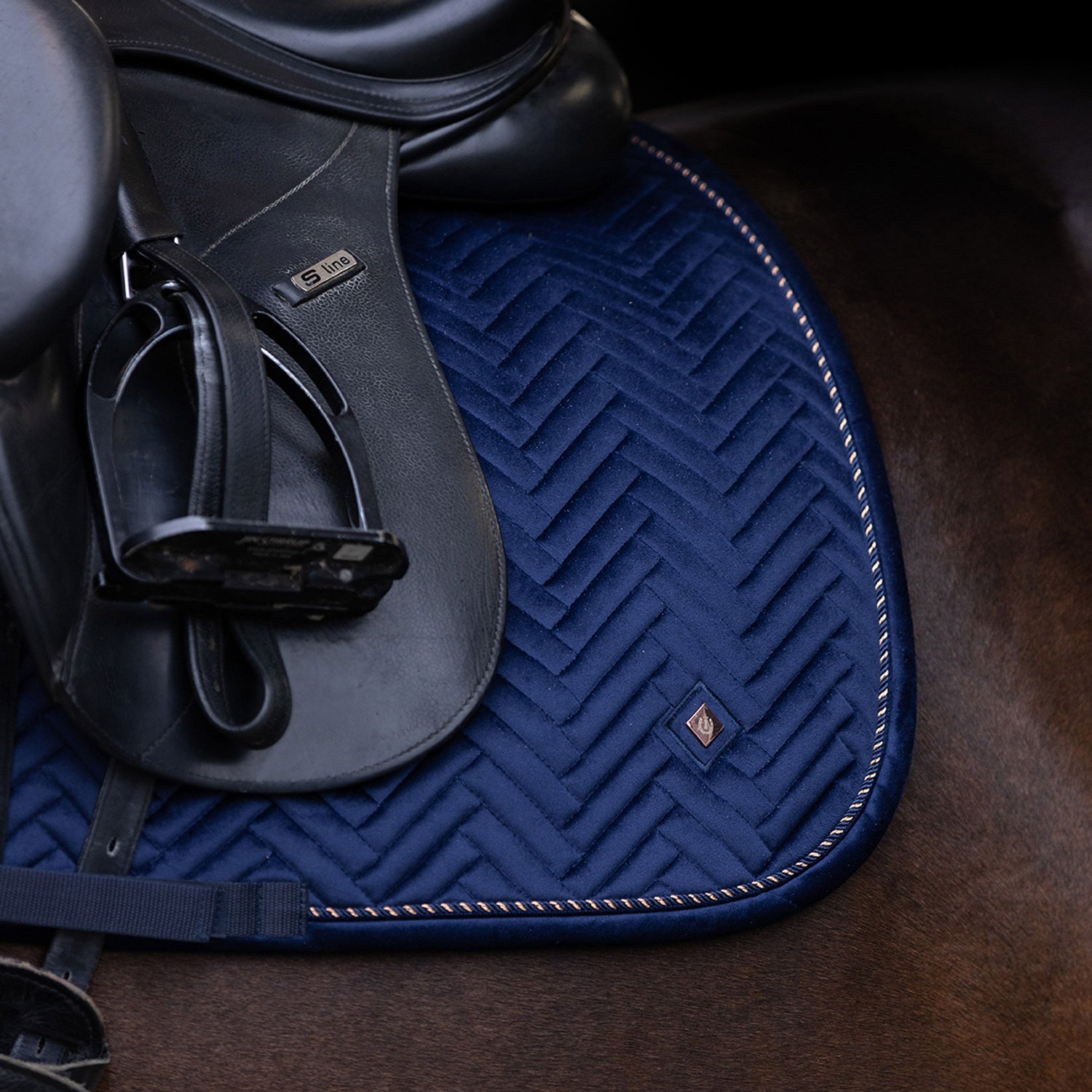 Imperial Riding - Spring underlag, Shadow GP - Navy