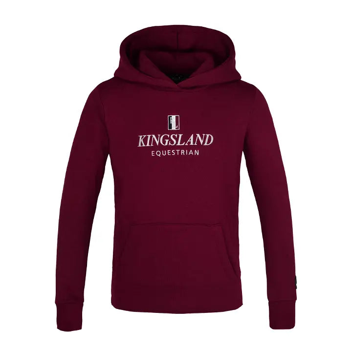 Kingsland - Hættetrøje, Classic Unisex - Navy - New KL Burgundy