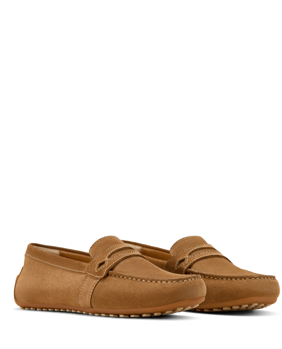 Ariat- Dame, Selene Driving Moccasin Sko - Caramel Suede