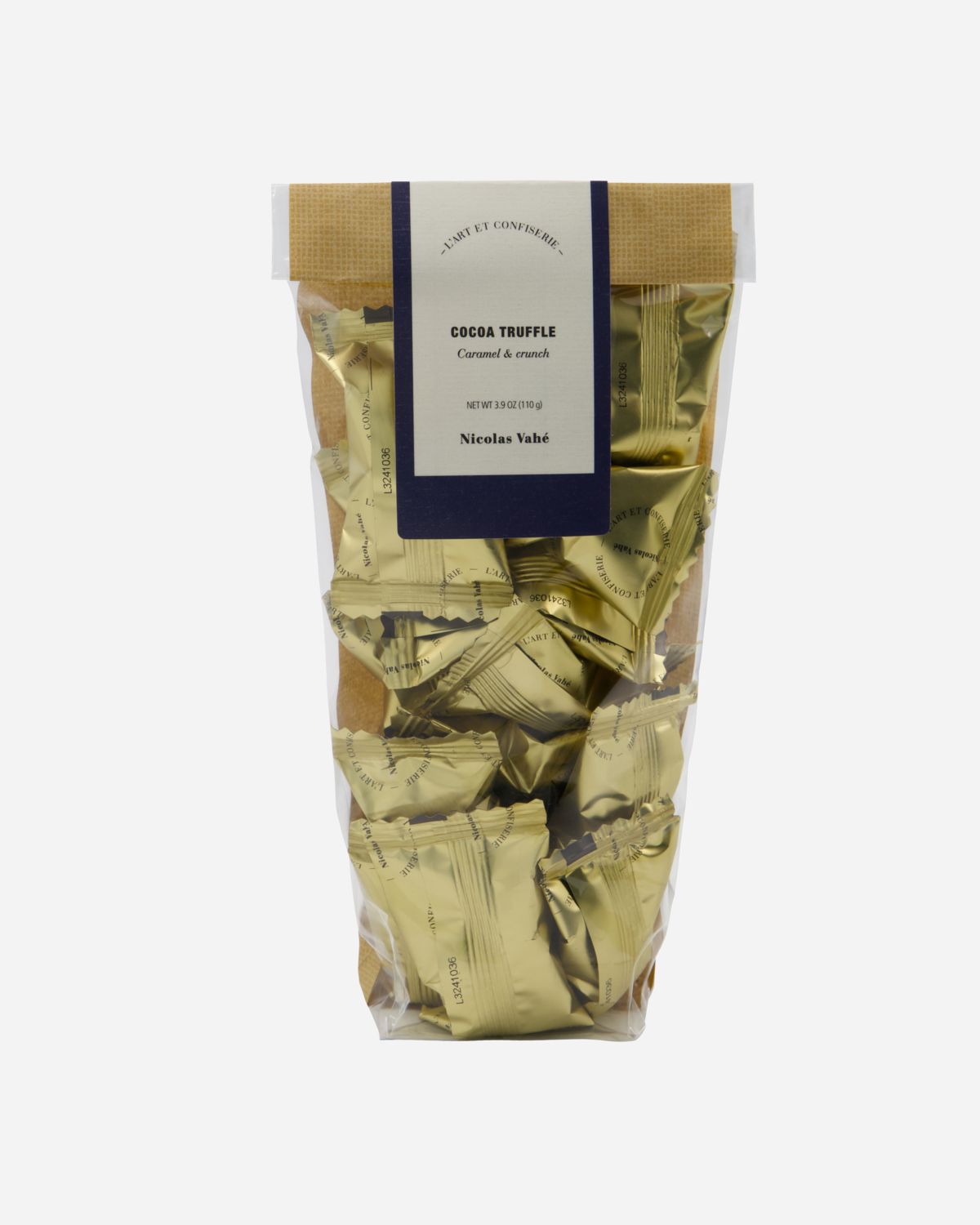 Cocoa truffle with caramel and crunch - 110g