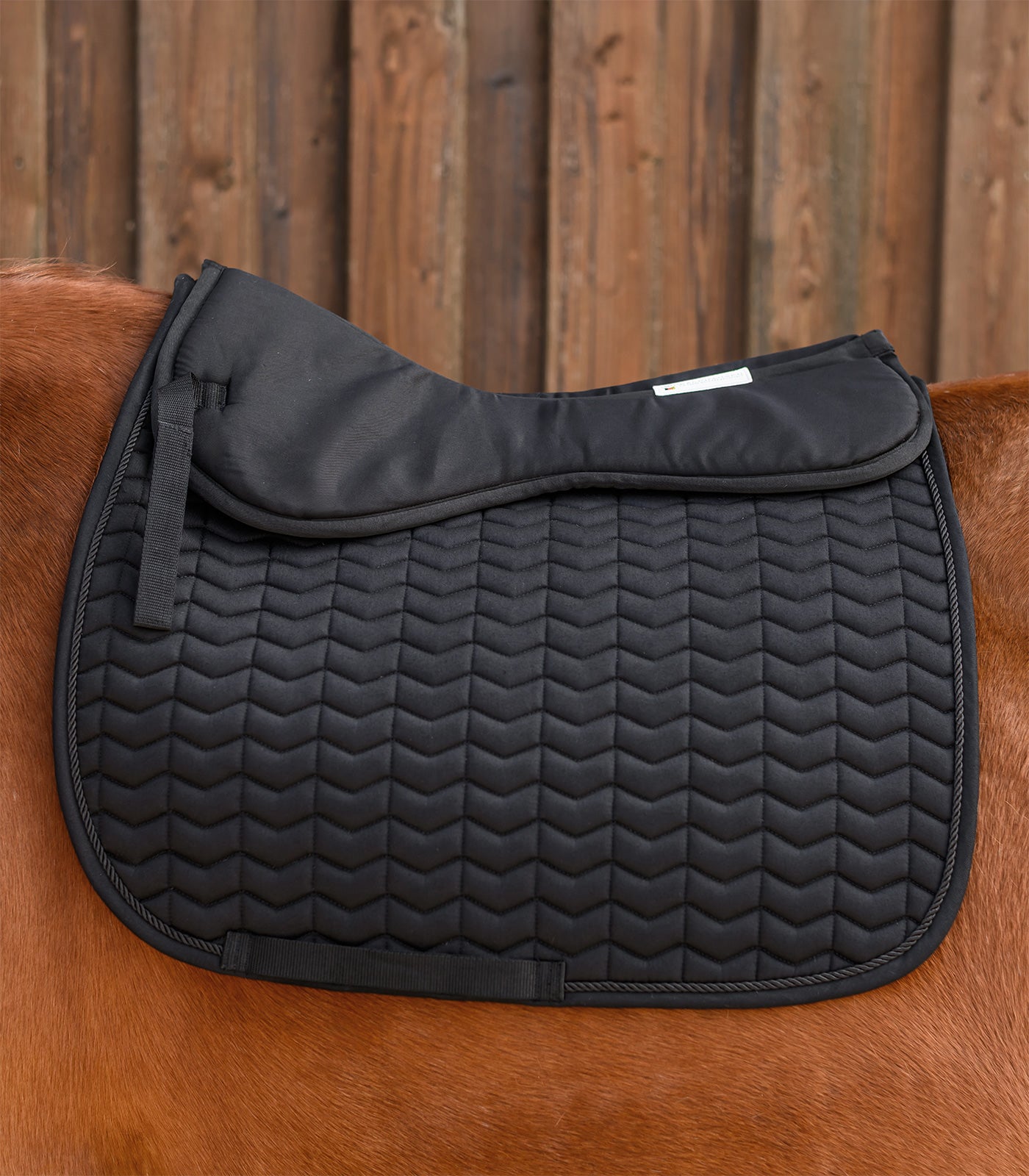 Waldhausen - Saddlepad Memory-Foam, black, PON