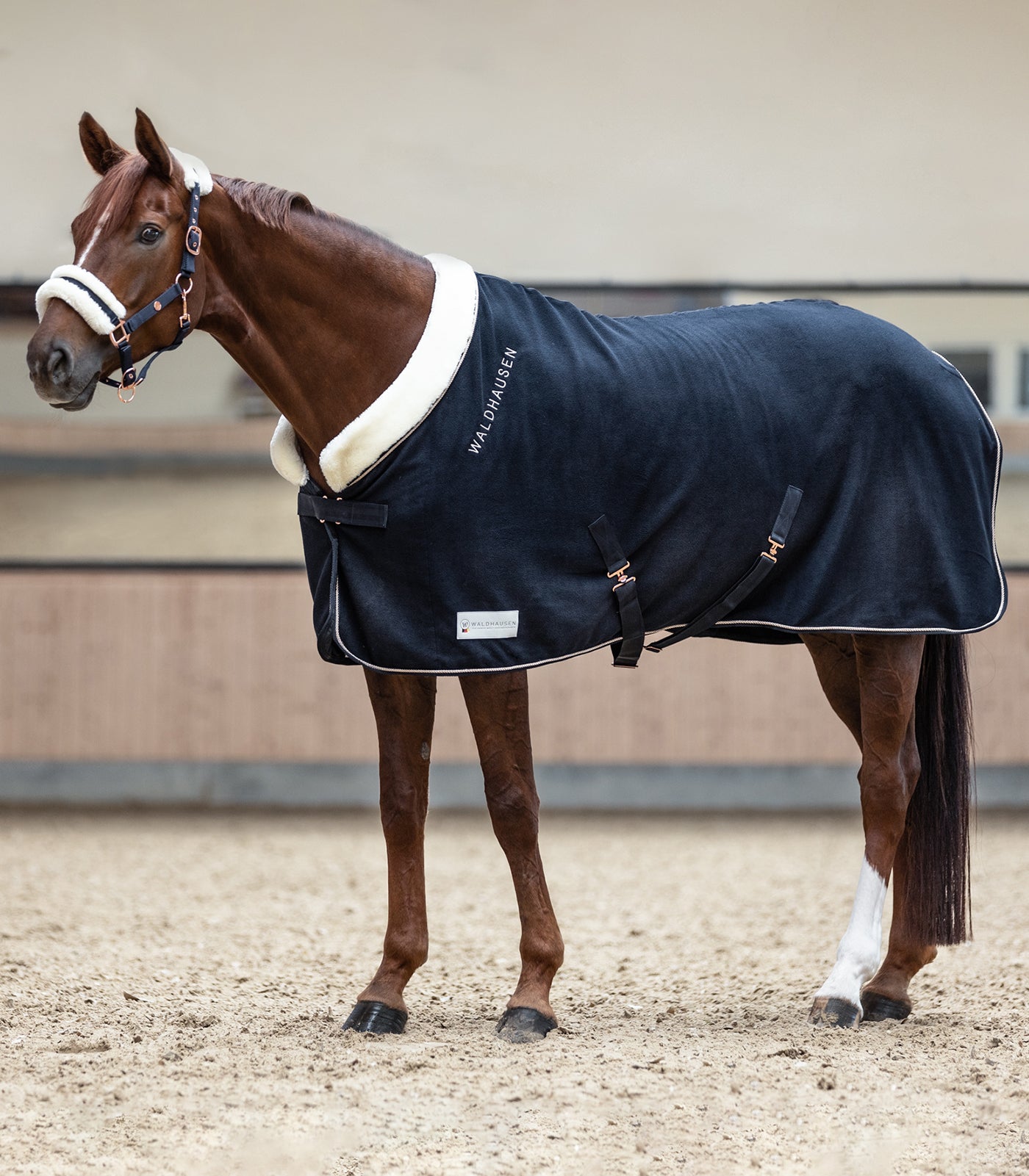 Waldhausen - Fleece rug modern rosé