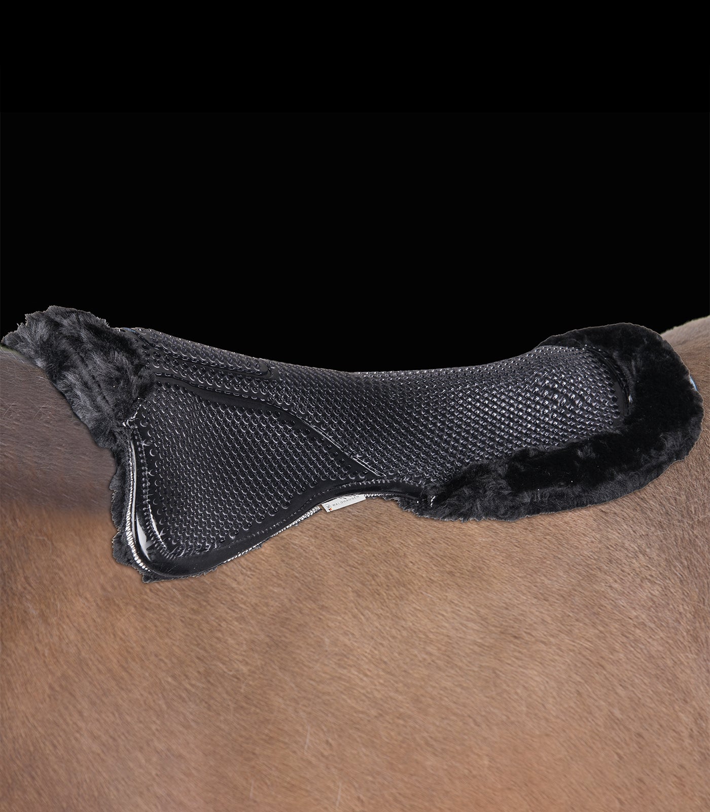 Waldhausen - Gel-Pad with synthetic fur, black