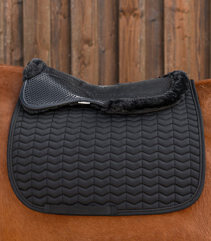 Waldhausen - Gel-Pad with synthetic fur, black