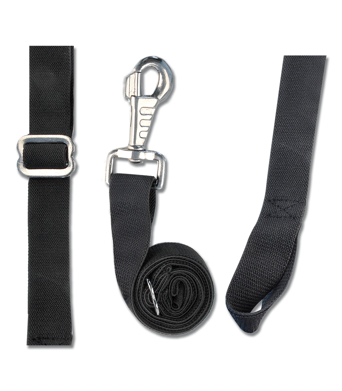 Waldhausen - Leg Straps with Hooks, elastic, black