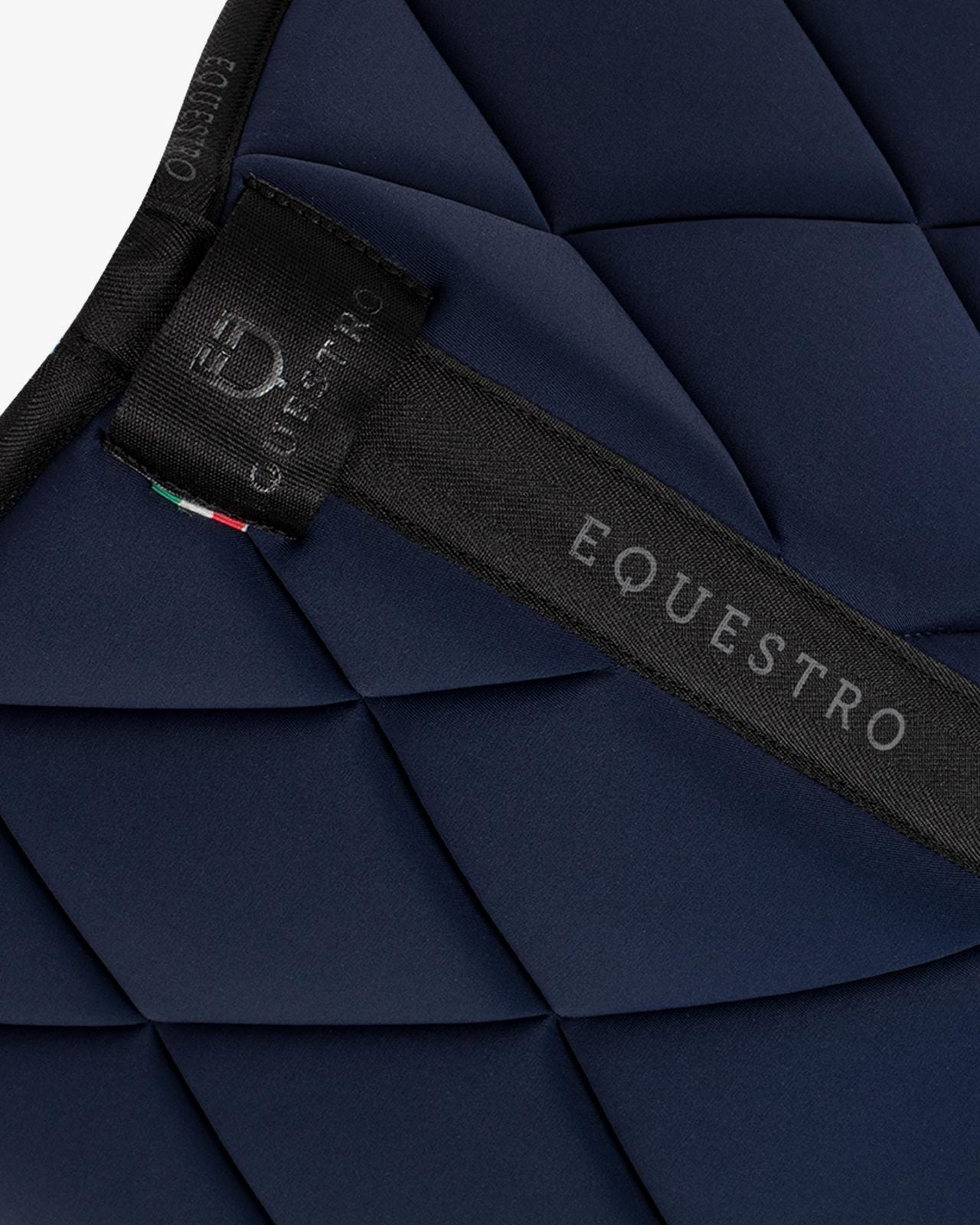 Equestro - Dressur underlag med logo- Navy/Black