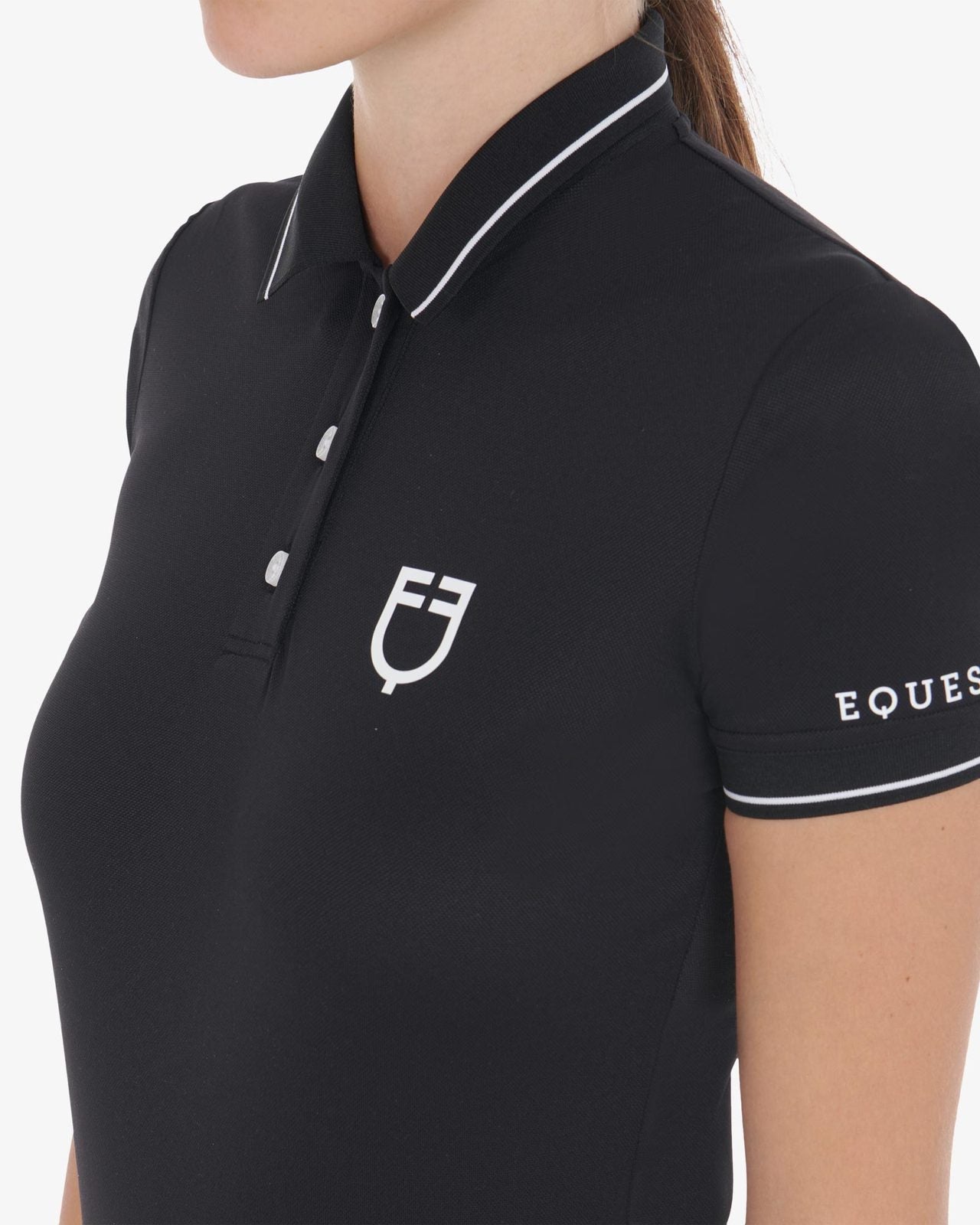 Equestro - Poloshirt, åndbart, materiale, Dame