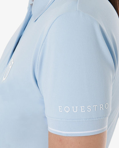 Equestro - Poloshirt, åndbart, materiale,  Dame