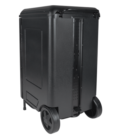 Waldhausen - Tack box with weels, black
