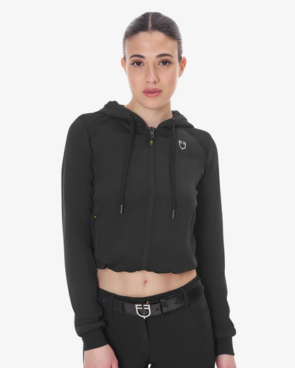 Equestro - Hættetrøje, Dame, Cropped, Hoodie