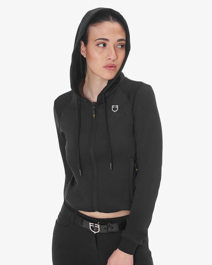 Equestro - Hættetrøje, Dame, Cropped, Hoodie