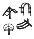 Waldhausen - Harness Holders Set, 4 pcs., black