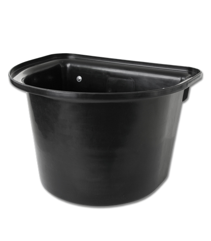 Waldhausen - Plastic Feed Bin+Hangers, black