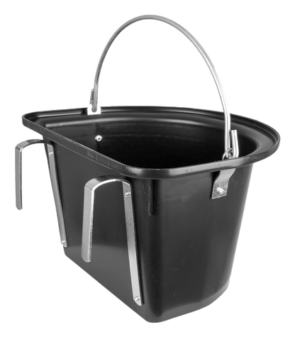 Waldhausen - Feed Bin with Hanger+Handle, black