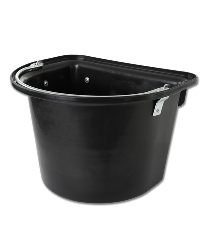 Waldhausen - Feed Bin with Hanger+Handle, black