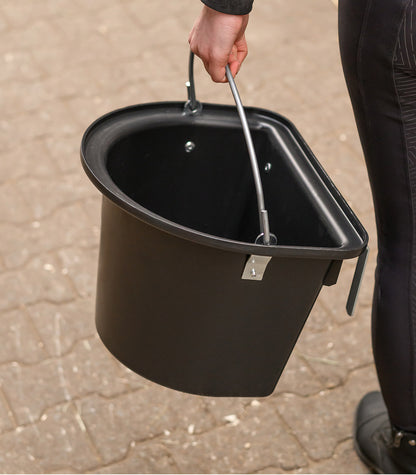 Waldhausen - Feed Bin with Hanger+Handle, black