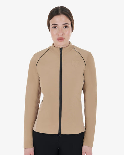 Equestro - Dame, softshell jakke, Vindtæt - Beige