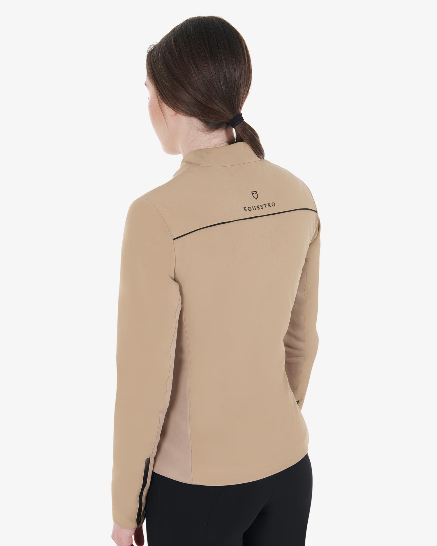 Equestro - Dame, softshell jakke, Vindtæt - Beige