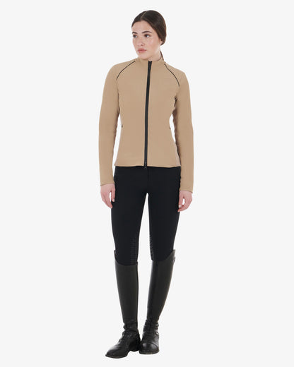 Equestro - Dame, softshell jakke, Vindtæt - Beige