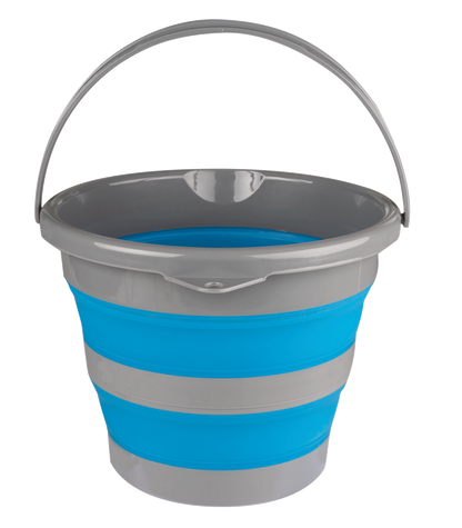 Waldhausen - Collapsible bucket, azure blue, 10l