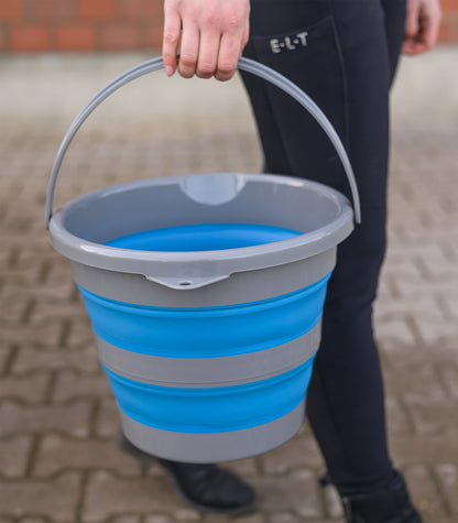 Waldhausen - Collapsible bucket, azure blue, 10l