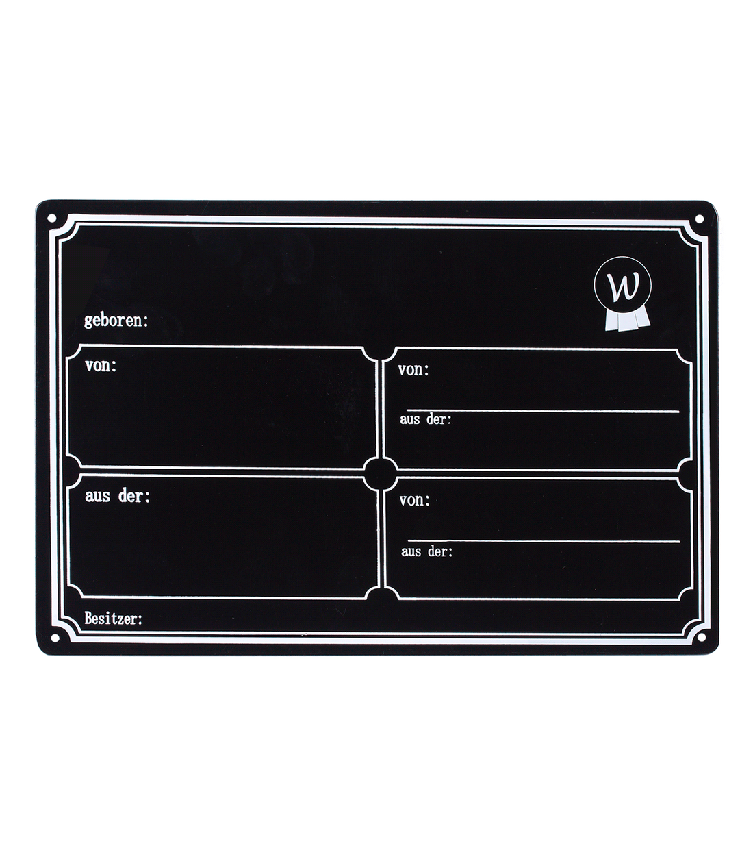 Waldhausen - Stable Door Information, black