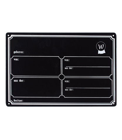 Waldhausen - Stable Door Information, black