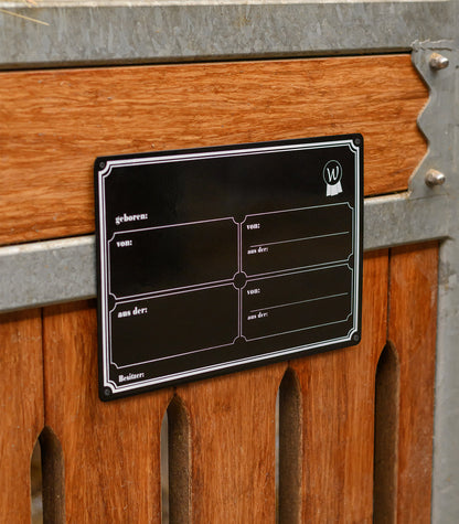 Waldhausen - Stable Door Information, black
