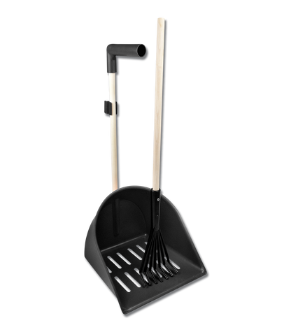 Waldhausen - XL stable butler Shaker for easy clean, black, unmounted