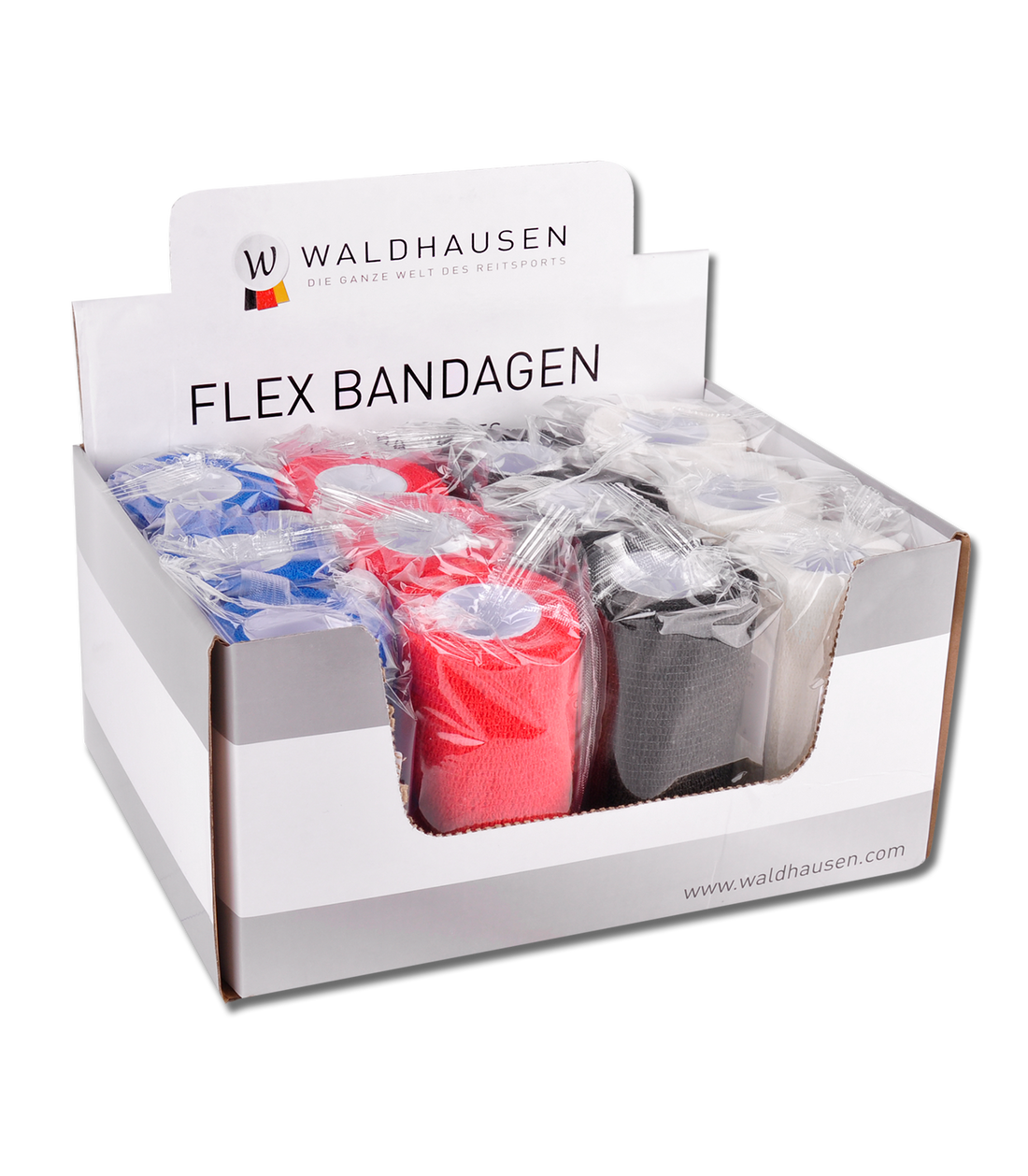 Waldhausen - Flex Bandages Assorted, 12 pcs. incl. display