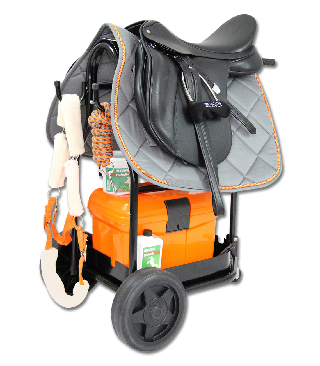 Waldhausen - Stable-Carry Basket, black