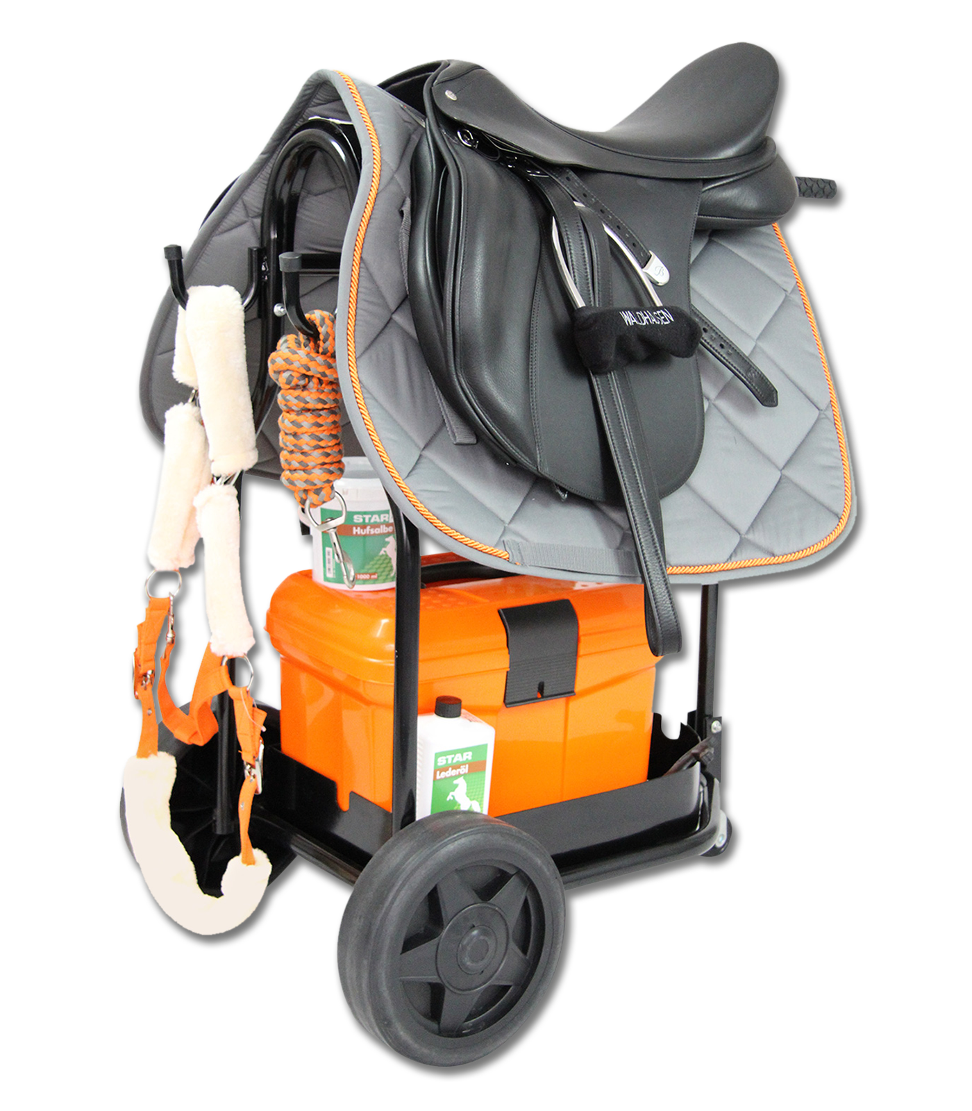 Waldhausen - Stable-Carry Basket, black