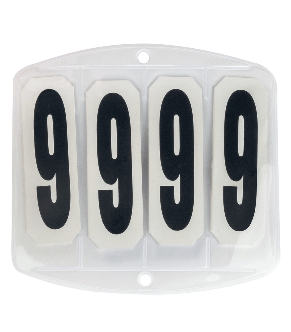 Waldhausen - Event-Pad-Numbers with touch tape, white, 4-digits