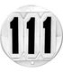 Waldhausen - Event Pad Numbers, round, white
