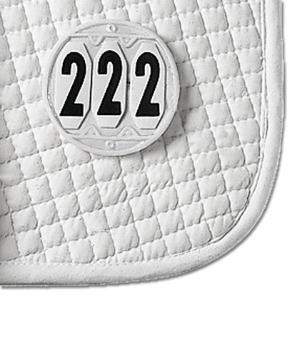 Waldhausen - Event Pad Numbers, round, white