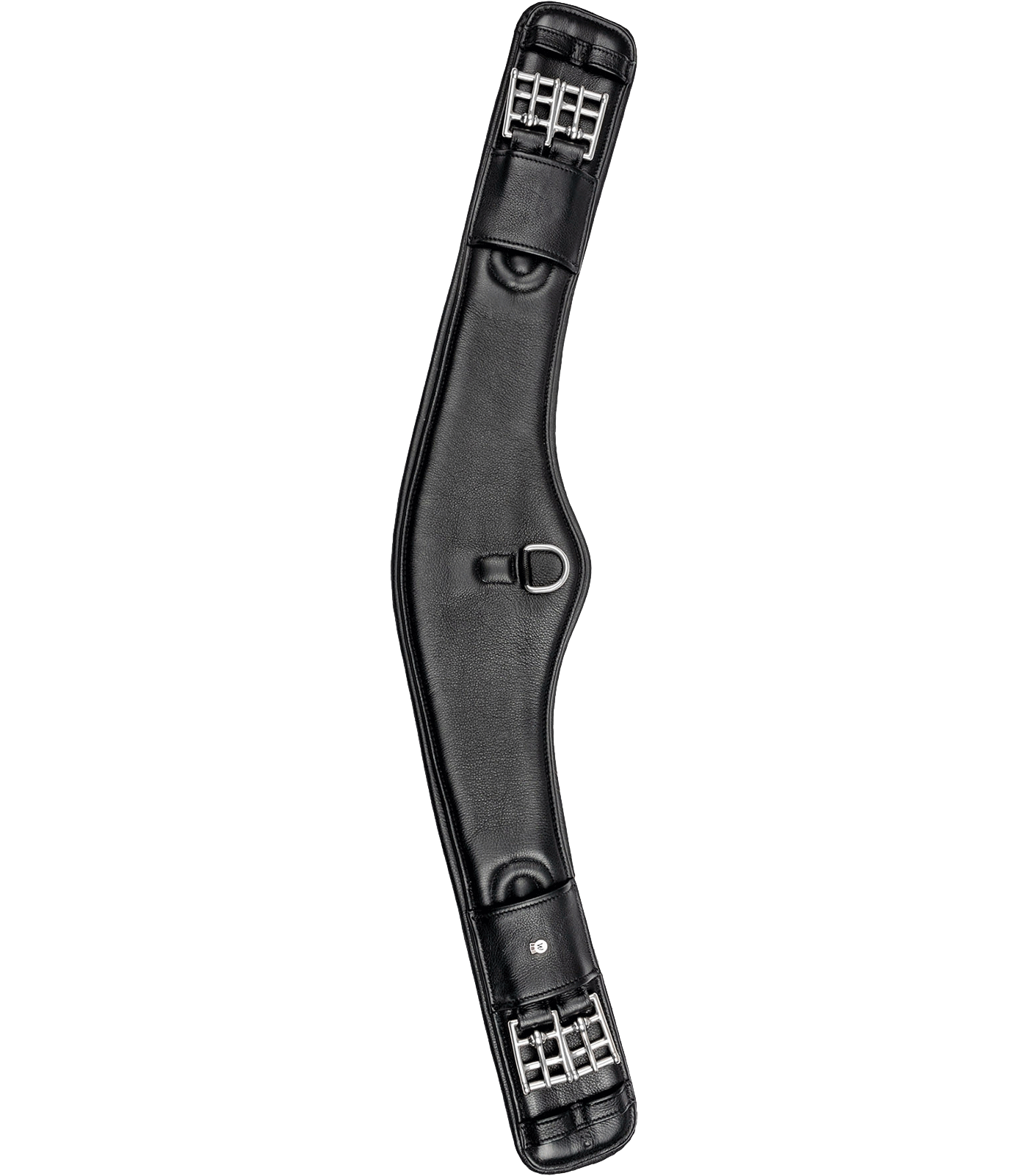 Waldhausen - Leathergirth short Contour, black