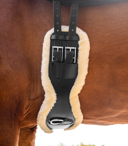 Waldhausen - Waldhausen Leather Short Girth with ECO Wool
