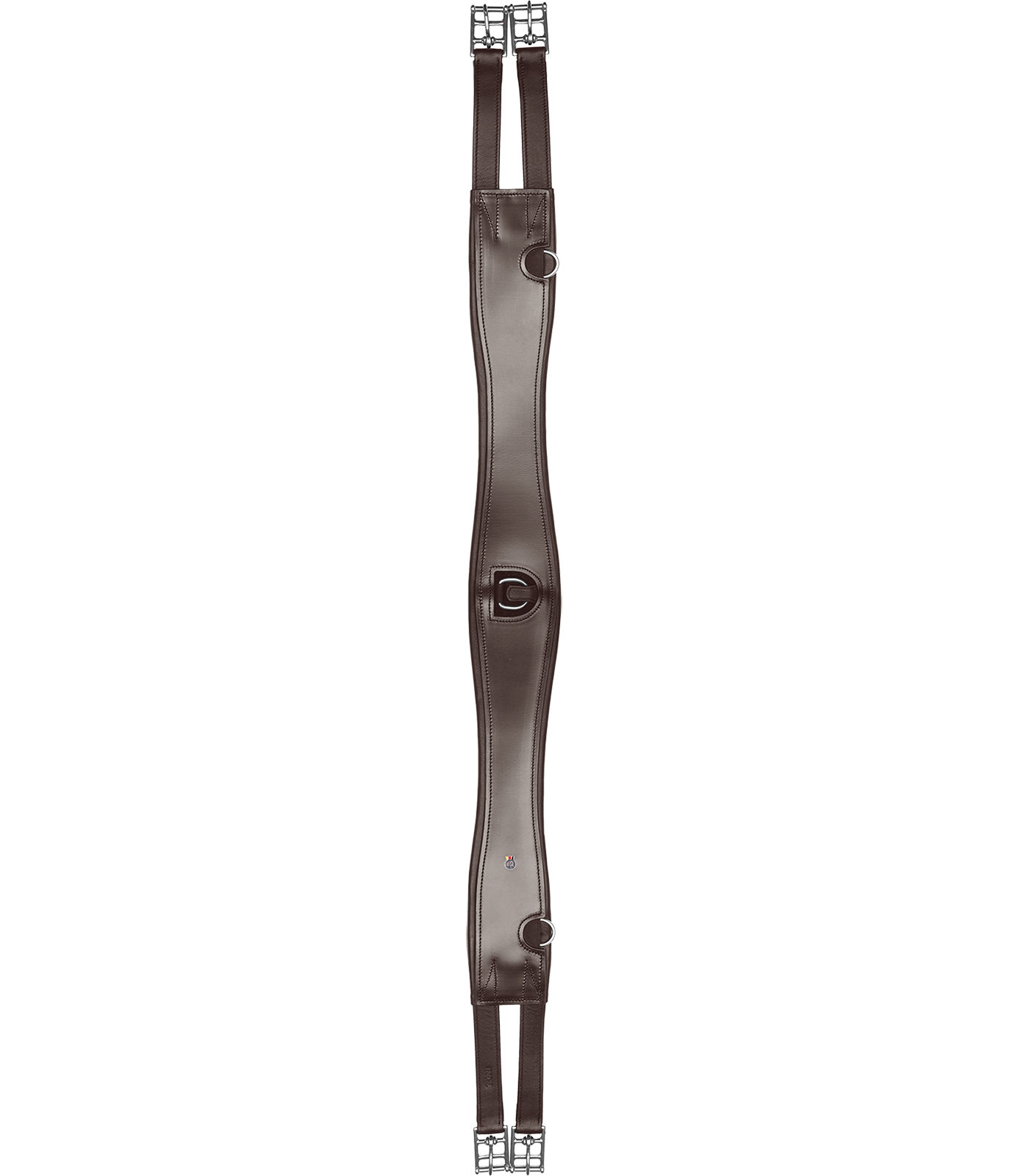 Waldhausen - Waldhausen Leathergirth Sleek, black, 110 cm