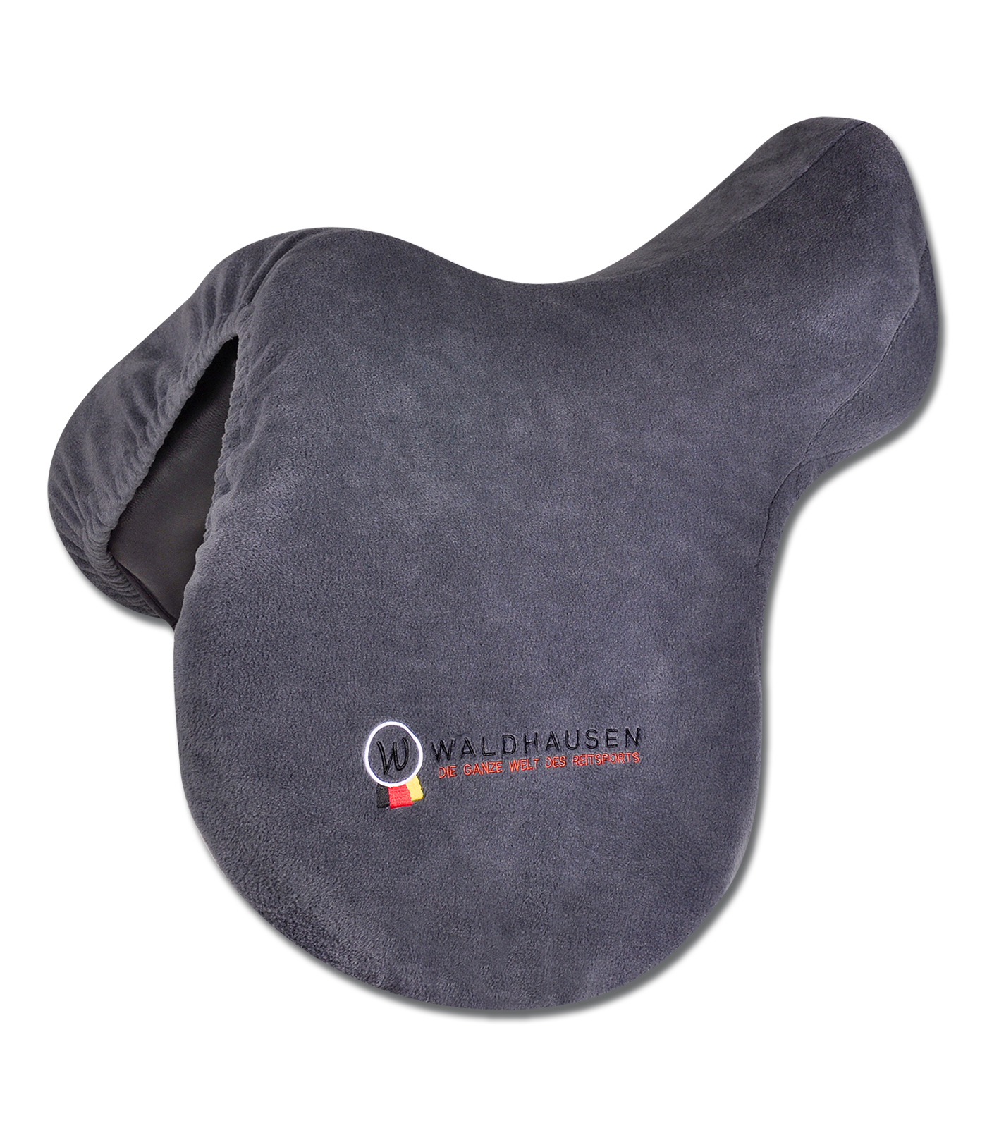 Waldhausen - Saddlecover Fleece, grau, Waldhausen Stick