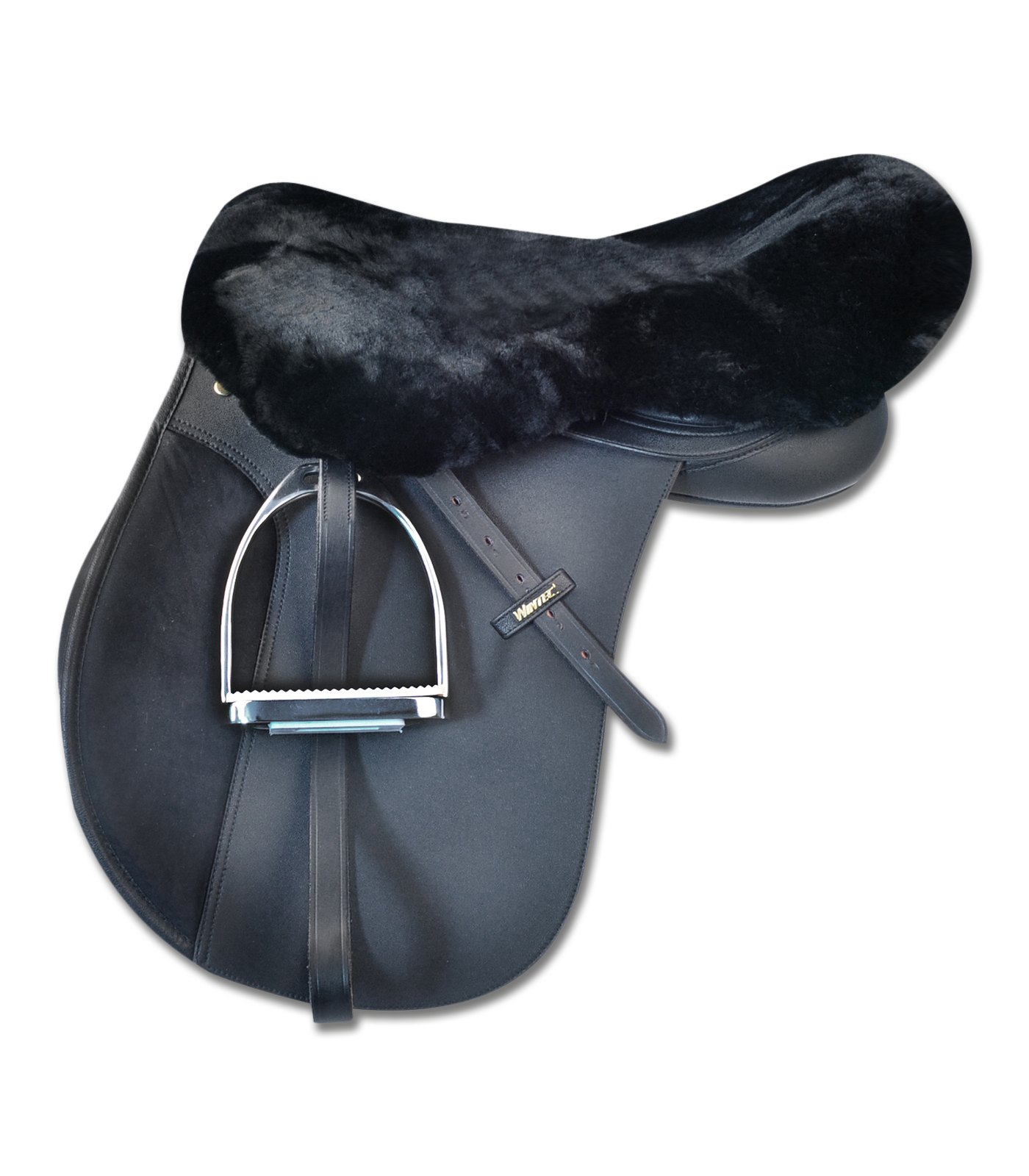 Waldhausen - Real Lambskin-Saddle Seat Cover, black