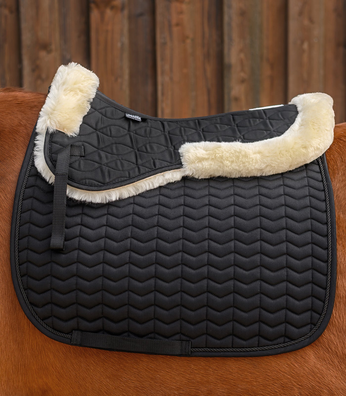 Waldhausen - Real Lambskin-Saddle Pad, black