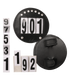 Waldhausen - Head number leather, round, black