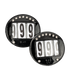 Waldhausen - Head number leather, round, patent black
