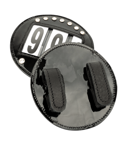 Waldhausen - Head number leather, round, patent black