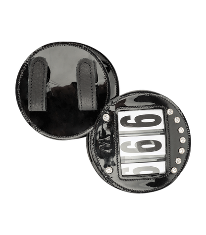 Waldhausen - Head number leather, round, patent black