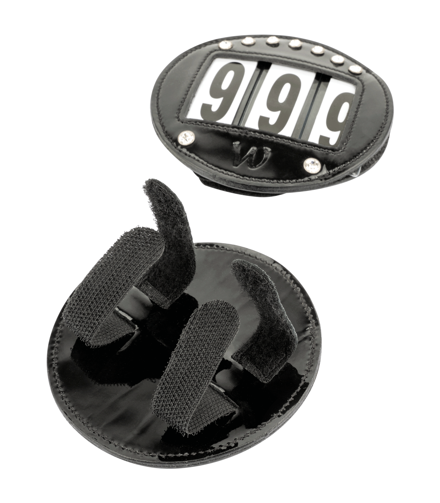 Waldhausen - Head number leather, round, patent black