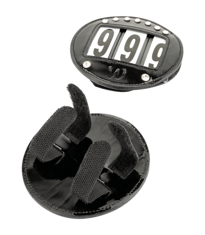 Waldhausen - Head number leather, round, patent black