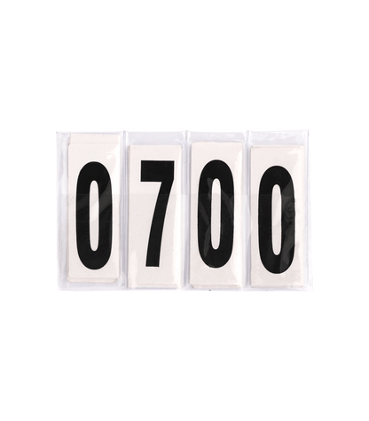 Waldhausen - Competition number patent leather, square, black