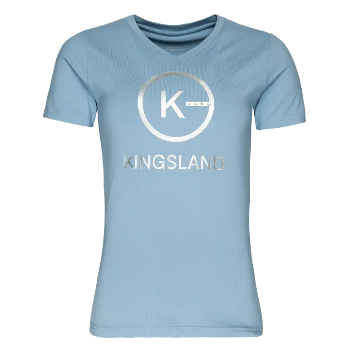 Kingsland - Dame, bluse, blue faded denim, Helena