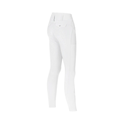 Kingsland - Dame ridebukser, F-grip, Kimi - Hvid